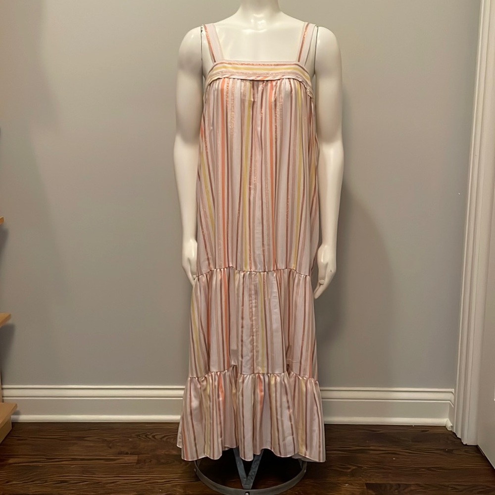 Lemlem Retta Sweepy Sun Dress Size L Large
